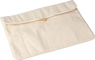 Cotton (220 gr/m2) laptop pouch Dirk