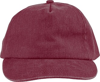 Cotton (240 gsm) cap, burgundy