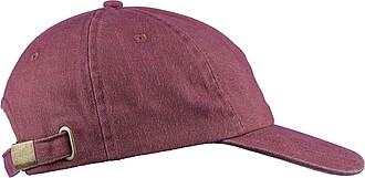 Cotton (240 gsm) cap, burgundy