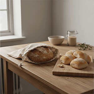 Cotton bag, beige