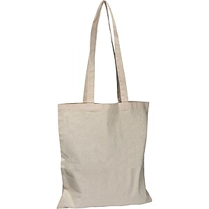 Cotton bag with long handles 180g/m2, beige