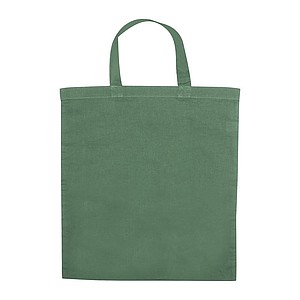 Cotton bag with short handles