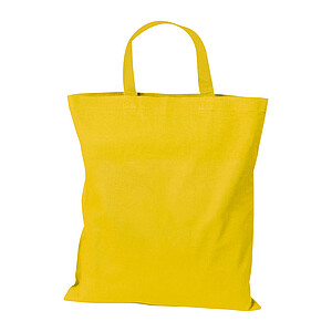 Cotton bag with short handles $