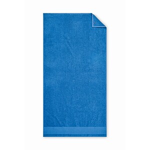 Cotton bath towel, blue