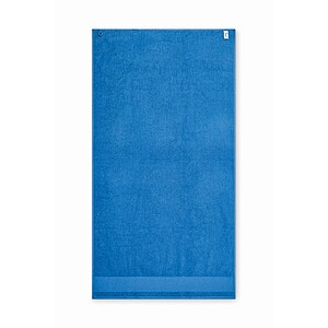 Cotton bath towel, blue