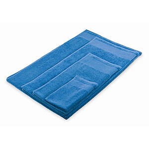 Cotton bath towel, blue