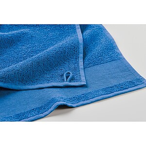Cotton bath towel, blue