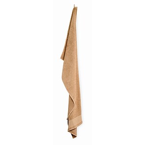 Cotton bath towel, rope