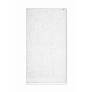 Cotton bath towel, white