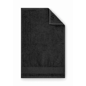 Cotton guest towel, black