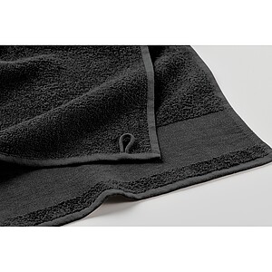 Cotton guest towel, black