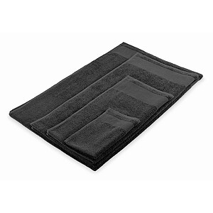 Cotton guest towel, black