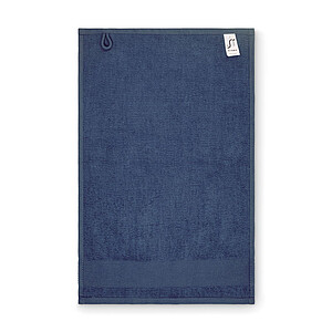 Cotton guest towel, blue