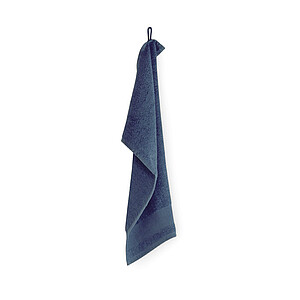 Cotton guest towel, blue