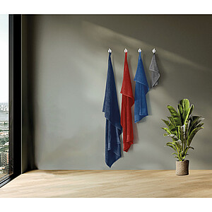 Cotton guest towel, royal blue