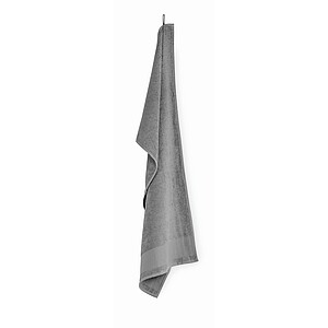 Cotton hand towel, stone grey