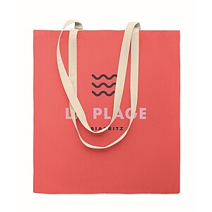 Cotton shopping bag, fuchsia