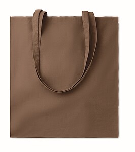Cotton shopping bag with long handles