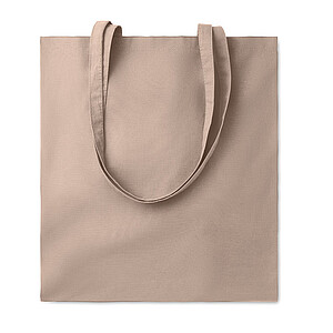 Cotton shopping bag with long handles