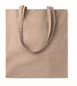 Cotton shopping bag with long handles
