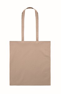 Cotton shopping bag with long handles