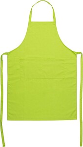 Cotton with polyester apron