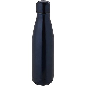 Cove 500 ml RCS certified recycled stainless steel vacuum insulated bottle , navy