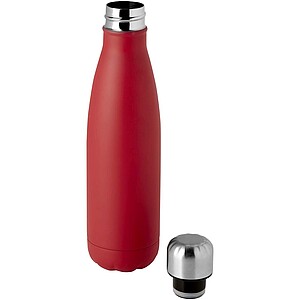 Cove 500 ml RCS certified recycled stainless steel vacuum insulated bottle , red