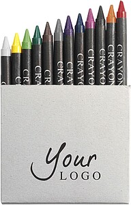 Crayon set in card box, 12pcNeutral