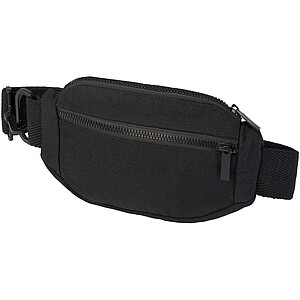Crescent 500 g/m2 Aware™ recycled crossbody bag, solid black