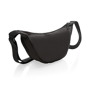 Crescent AWARE™ RPET half moon sling bag, black
