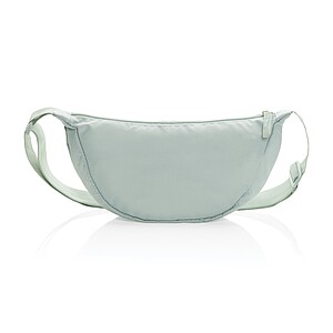 Crescent AWARE™ RPET half moon sling bag, iceberg green
