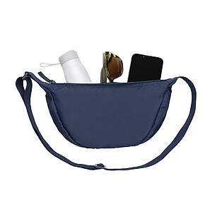 Crescent AWARE™ RPET half moon sling bag, navy