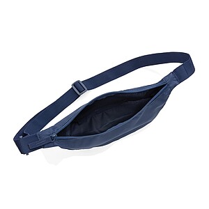 Crescent AWARE™ RPET half moon sling bag, navy