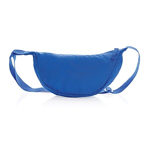 Crescent AWARE™ RPET half moon sling bag, royal blue