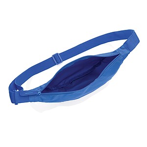 Crescent AWARE™ RPET half moon sling bag, royal blue