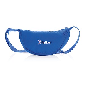 Crescent AWARE™ RPET half moon sling bag, royal blue