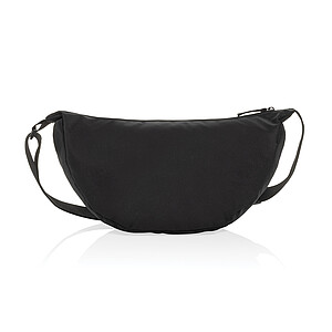 Crescent XL AWARE™ RPET half moon sling bag, black