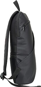 CrisMa backpack with slanted zip, black