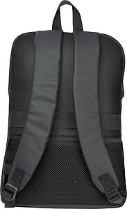 CrisMa backpack with slanted zip, black