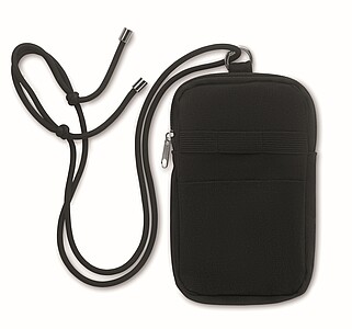 Cross body smartphone bag, black