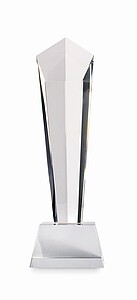 Crystal award in a gift box