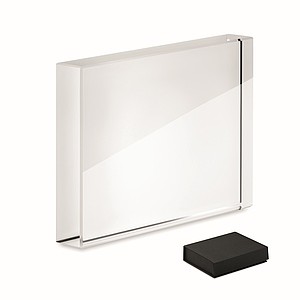 Crystal award or trophy frame