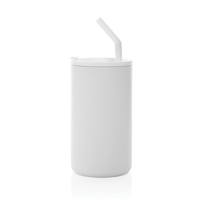 Cube RCS certified recycled steel mug 800ml, white