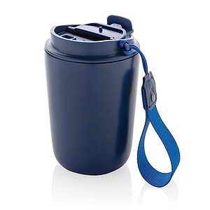 Cuppa RCS re-steel vacuum tumbler with lanyard, blue