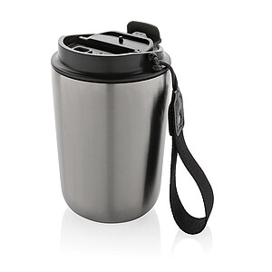 Cuppa RCS re-steel vacuum tumbler with lanyard, silver