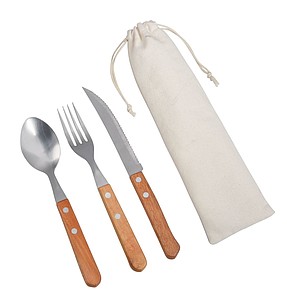 cutlery set "Eco" Trip" w. bag