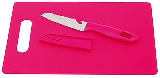 Cutting board "Sunny",colour pink
