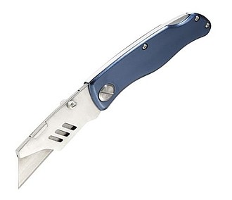 Cutting knife, Blue