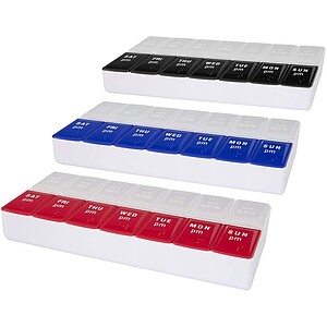 Cycle 7-day AM/PM multi-vitamin organiser, blue